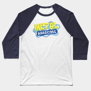 Metal Hardcore Spongebob Baseball T-Shirt